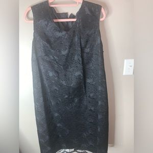 Lace black above knee dress for women’s size large